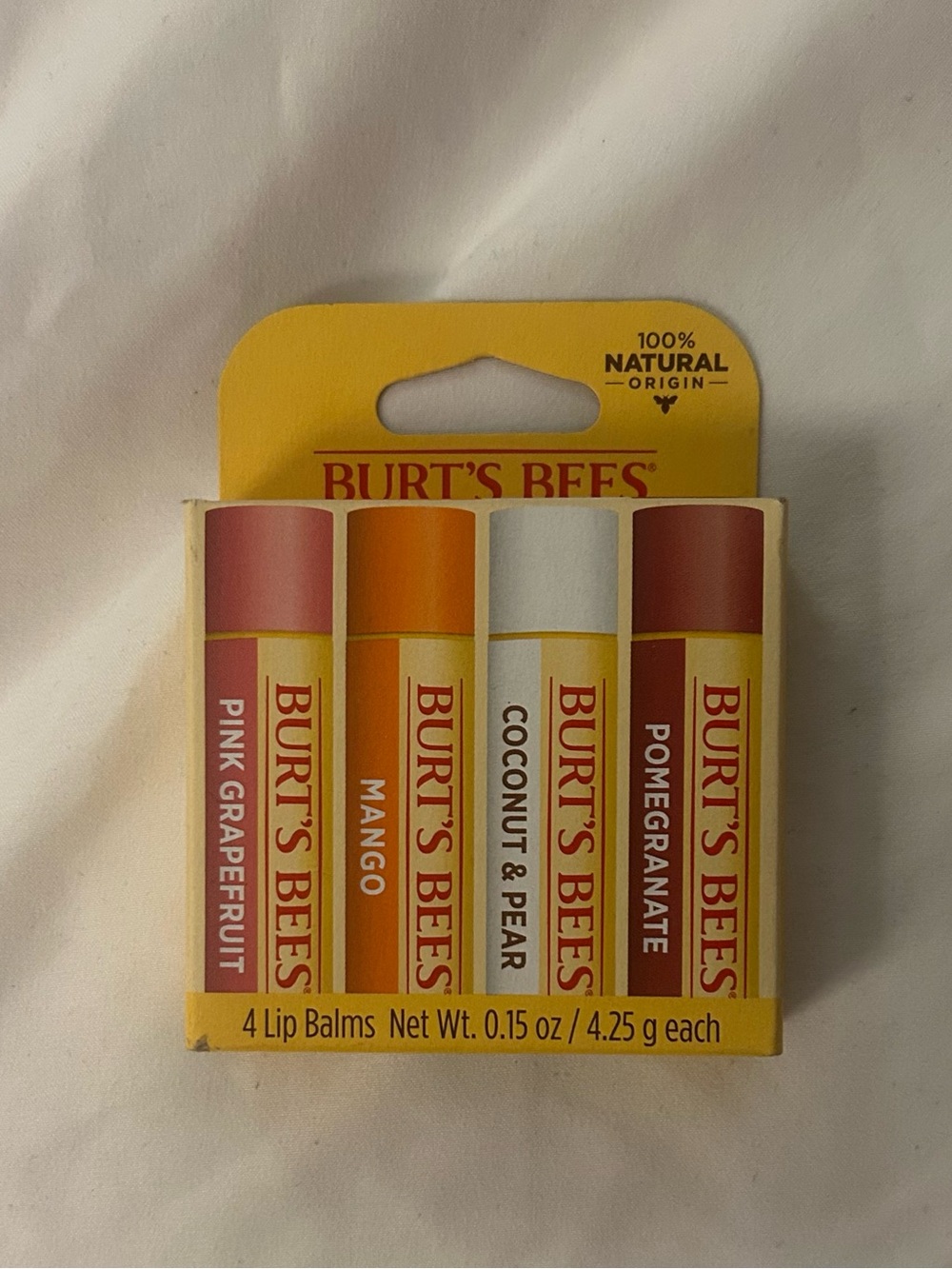 Burt’s Bees Lip Balm 3 4Pack Bundle – Pick Any 3 NEW - Picture 2 of 5